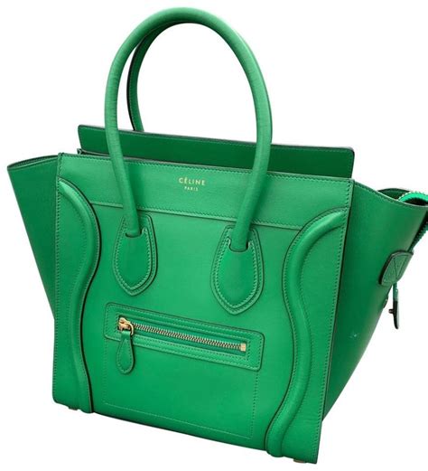 celine micro luggage green|celine micro luggage handbag.